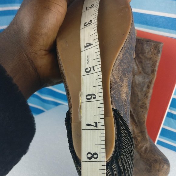 Jeffrey Campbell Brown Leather Ankle Boots - Picture 7 of 14